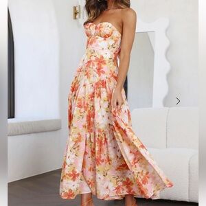 HELLO MOLLY DAYDREAM LOOK MIDI DRESS FLORAL